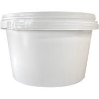Seau avec couvercle, Plastique, 1,03 gal. D. Morneault & Fils