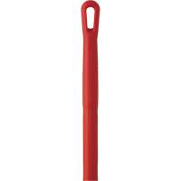 Handle, Broom/Scraper/Squeegee, Red, Ergonomic, 59" L D. Morneault & Fils