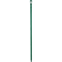 Ultra Hygiene Handle, Broom/Scraper/Squeegee, Green, Ergonomic, 59" L D. Morneault & Fils