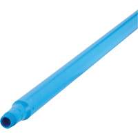 Ultra Hygiene Handle, Broom/Scraper/Squeegee, Blue, Ergonomic, 59" L D. Morneault & Fils