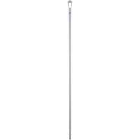 Ultra Hygiene Handle, Broom/Scraper/Squeegee, White, Ergonomic, 59" L D. Morneault & Fils