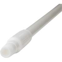 Handle, Broom/Scraper/Squeegee, White, Standard, 59" L D. Morneault & Fils