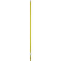 Manche de brosse pour plateforme, Brosse/Support &agrave; tampon, Jaune, T&eacute;lescopique, 62"-113" lo D. Morneault & Fils