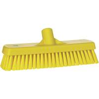 Brosse &agrave; r&eacute;curer pour planchers et murs, Crins Ferme, 12", Polyester, Jaune D. Morneault & Fils