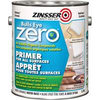 Appr&ecirc;t &agrave; faible teneur en COV Bulls Eye Zero, 3,78 L, Gallon, Blanc teintable D. Morneault & Fils