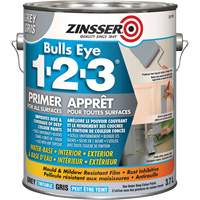 Appr&ecirc;t &agrave; base d'eau Bulls Eye 1-2-3, 3,78 L, Gallon, Gris D. Morneault & Fils