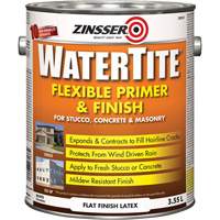 Couche primaire et de finition flexible et r&eacute;sistante aux intemp&eacute;ries Watertite, 3,55 L, Gallon, Blanc D. Morneault & Fils