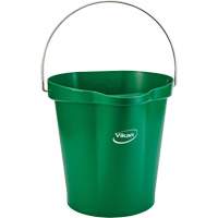 Food Hygiene Bucket, Green, 3 US gal. D. Morneault & Fils