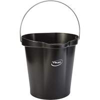 Food Hygiene Bucket, Black, 3 US gal. D. Morneault & Fils