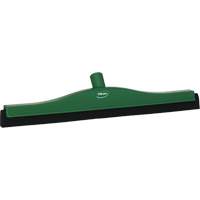 Fixed Head Food Hygiene Floor Squeegee, 20", Green D. Morneault & Fils