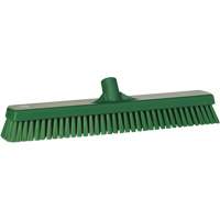 Deck & Wall Scrub Brush, Stiff Bristles, 19", Polyester, Green D. Morneault & Fils