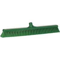 T&ecirc;te de balai-brosse pour petites particules, Crins Fin, 24", Polyester, Vert D. Morneault & Fils