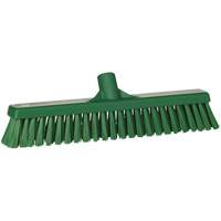 T&ecirc;te de balai-brosse &agrave; soies combin&eacute;es, Crins Cors&eacute;/Fin, 16-1/2", Polyester, Vert D. Morneault & Fils