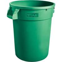 Waste Container, Polyethylene, 32 US gal. D. Morneault & Fils