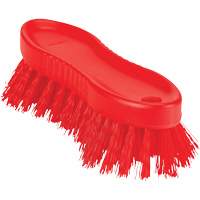 Brosse &agrave; main ColorCore, Soies Ferme, Longueur de 6", Rouge D. Morneault & Fils