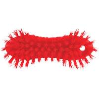 Brosse &agrave; main ColorCore, Soies Ferme, Longueur de 6", Rouge D. Morneault & Fils