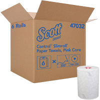 Scott&reg; Slimroll* Hard Roll Towel, 1 Ply, Standard, 580' L D. Morneault & Fils