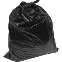 Industrial Garbage Bags, Utility, 24" W x 22" L, 0.64 mils, Black, 26 L (7 Gal.) Capacity D. Morneault & Fils