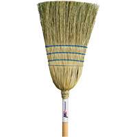 Heavy-Duty Corn Broom, 3-String, Wood Handle D. Morneault & Fils