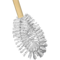 Brosse &agrave; cuvettes HD &agrave; broche torsad&eacute;e, 20" l, Soies Polypropyl&egrave;ne, Jaune D. Morneault & Fils