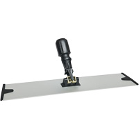 Microfiber Hook & Loop Dust Mop Frame, 18", Aluminum D. Morneault & Fils