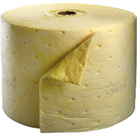 Tampon absorbant pour produits chimiques, Lourd, 150' lo x 15,25" la, Absorption 35,9 gal D. Morneault & Fils