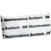 Tampon absorbant de maintenance, Huile seulement, 15" lo x 7" la, 12,6 gal absorption/pqt D. Morneault & Fils