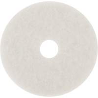 Tampon pour planchers, 10", Lustrage/Nettoyage/Polissage, Blanc D. Morneault & Fils