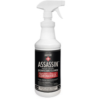 Janitori Assassin Ready-to-Use Disinfectant Cleaner, 1 L, Trigger Bottle D. Morneault & Fils