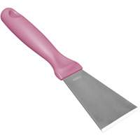 Grand racloir en acier inoxydable, Rose, 3" la x 9" lo D. Morneault & Fils