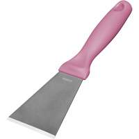 Grand racloir en acier inoxydable, Rose, 3" la x 9" lo D. Morneault & Fils