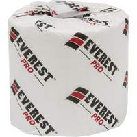 Everest Pro Toilet Paper, 1 Ply, 1000 Sheets/Roll, 250' Length, White D. Morneault & Fils