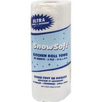 Snow Soft Premium Kitchen Towels, 2 Ply, 85 Sheets/Roll, 8" W, 11" L D. Morneault & Fils