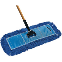 Economy Dust Mop, Slip On Style, Yarn, 18" L x 5" W D. Morneault & Fils