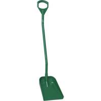 Ergonomic Small Blade Shovel, 50" Length, Plastic, Green D. Morneault & Fils