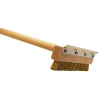 Commercial Pizza and Oven Brush, Brass, 40" Long D. Morneault & Fils
