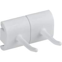 Module &agrave; deux crochets pour support mural hygi&eacute;nique D. Morneault & Fils