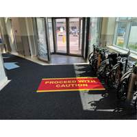 Tapis dentr&eacute;e Supreme Knob, Essuie-pieds/grattoir, 3-1/2' x 6' x 7/16", Charbon D. Morneault & Fils