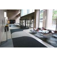 Tapis dentr&eacute;e Supreme Knob, Essuie-pieds/grattoir, 3-1/2' x 6' x 7/16", Charbon D. Morneault & Fils