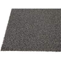 Tundra Indoor/Outdoor Matting, Latex/Polypropylene, Scraper Type, Tufted Cut Pile Pattern, 3-1/2' x 6', Charcoal D. Morneault & Fils