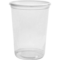 Contenant &agrave; charcuterie transparent sans couvercle Magik 32 oz, Plastique, Ronde D. Morneault & Fils