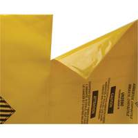 Hazardous Waste Liners, Asbestos, 40" L x 26" W, 3 mils D. Morneault & Fils
