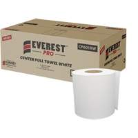 White Paper Towels, 1 Ply, Centre Pull D. Morneault & Fils