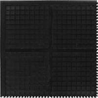 Hog Heaven III Comfort Modular Centre Tile, Corrugated, 3' x 3' x 3/4", Black, Nitrile D. Morneault & Fils