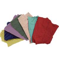Recycled Material Wiping Rags, Fleece, Mix Colours, 25 lbs. D. Morneault & Fils