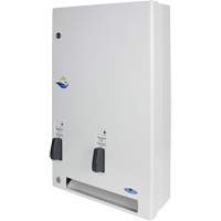 Distributeur de produits d'hygi&egrave;ne f&eacute;minine gratuits &agrave; bouton pression D. Morneault & Fils