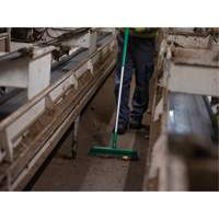 T&ecirc;te de balai-brosse, Crins Fin/Ferme, 16-1/2", Polyester/Polypropyl&egrave;ne, Vert D. Morneault & Fils