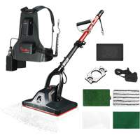 Shock Oscillating Floor Cleaning Machine with Backpack, Cleaner D. Morneault & Fils