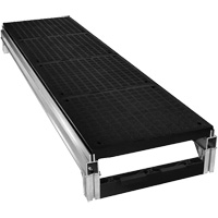 FOUNDATION Smooth Modular Aluminum Work Platform Kit, 18" W x 72" D, 400 lbs. Capacity, All-Welded D. Morneault & Fils