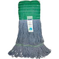 Wide-Band Mop Head, Antimicrobial/Floor Finishing/Specialty, Cotton/Rayon/Synthetic, Loop Style D. Morneault & Fils